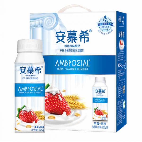 安慕希燕麦草莓酸奶200g10
